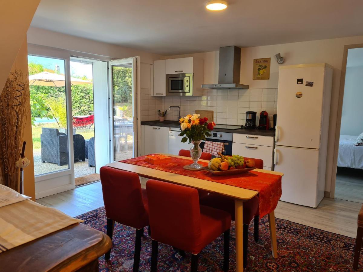 Appartement Avec Cuisine Et Grande Piscine Chauffee أُنْداي المظهر الخارجي الصورة